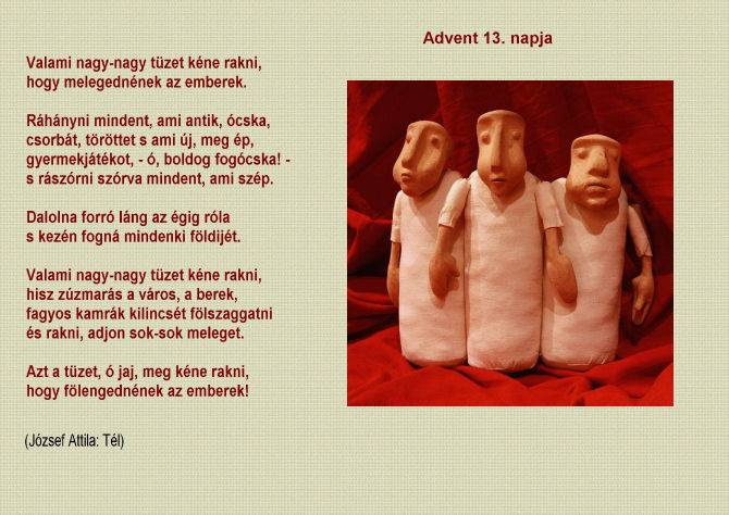 Advent tizenharmadik napja