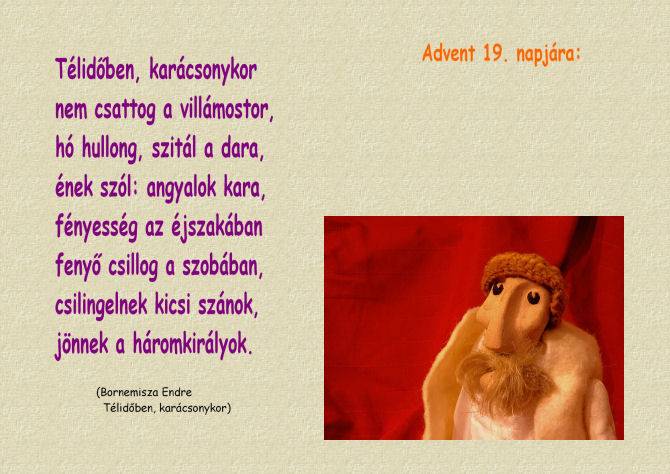 Advent tizenkilencedik napja