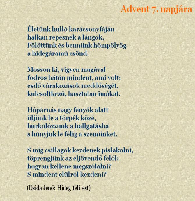 Advent hetedik napja